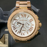  Shop Authentic Michael Kors Camille Chronograph White Dial Rose Gold Steel Strap Watch for Women - MK5636 - Luxxuri