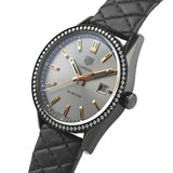 Shop Authentic Tag Heuer Carrera Diamonds Anthracite Black Dial Black Leather Strap Watch for Women - WAR1115.FC6392 - Luxxuri