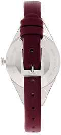  Shop Authentic Calvin Klein Rebel Blue Maroon Dial Maroon Leather Strap Watch for Women - K8P231UN - Luxxuri