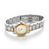  Shop Authentic Burberry The City Silver Dial Two Tone Steel Strap Watch for Women - BU9217 - Luxxuri