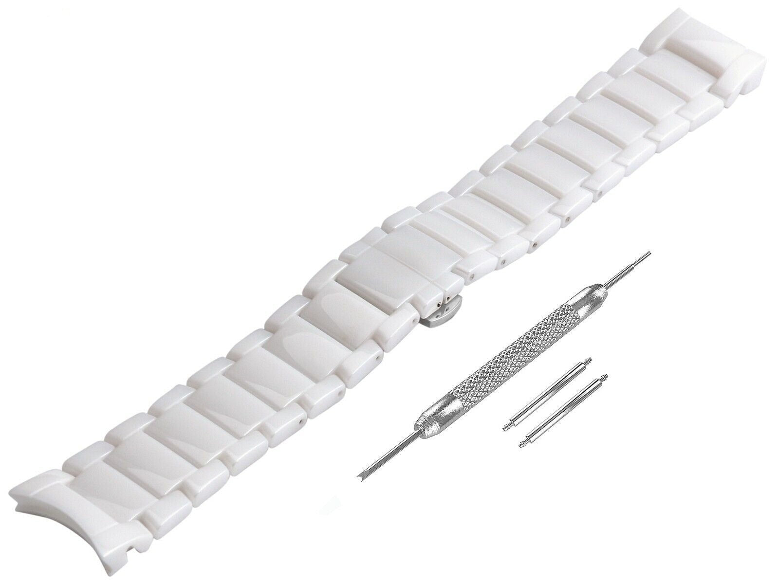  Shop Authentic Emporio Armani Ceramica Chronograph White Dial White Strap Watch For Men - AR1453 - Luxxuri