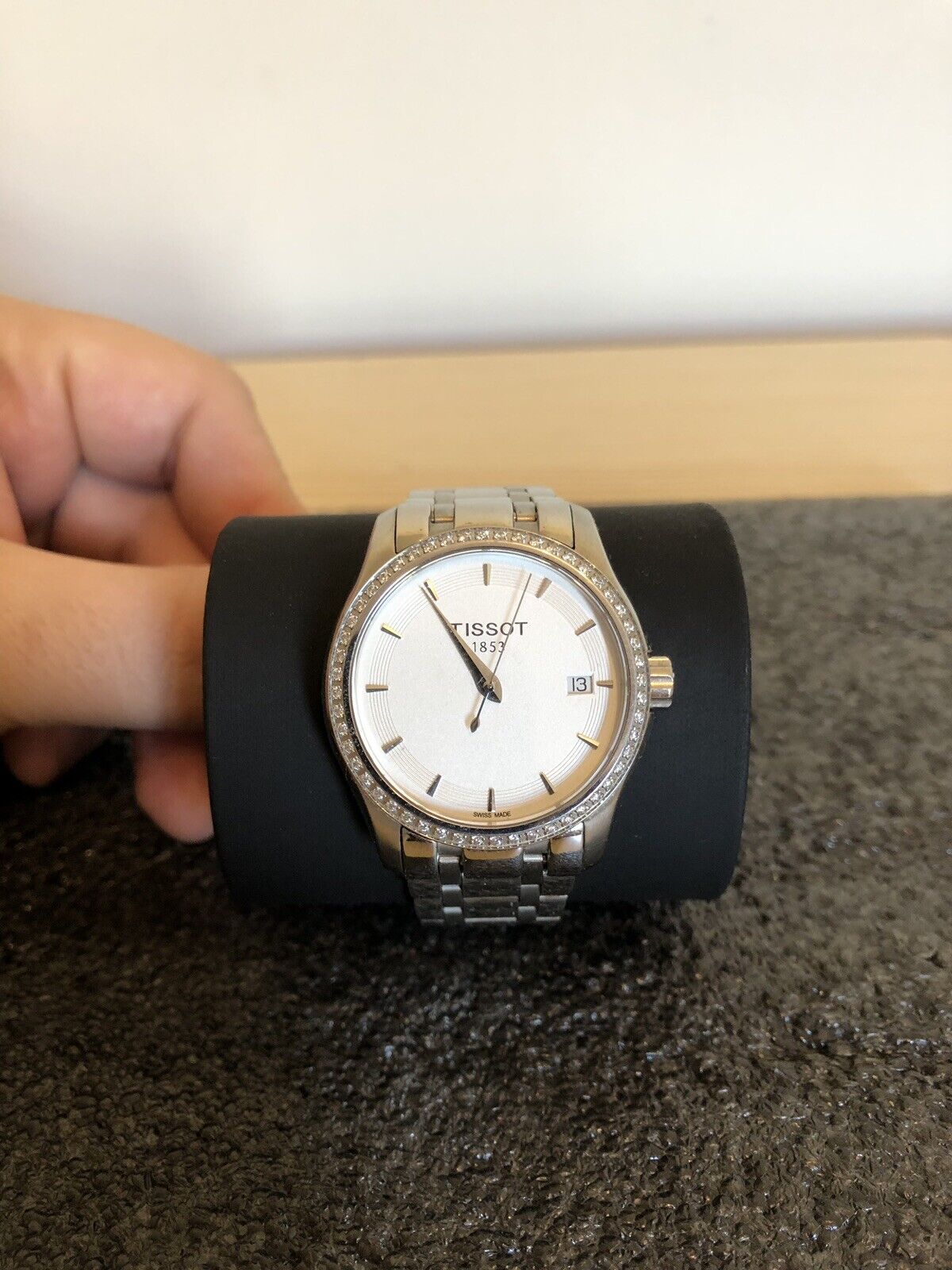  Shop Authentic Tissot T Trend Couturier Lady White Dial Watch For Women - T035.210.61.011.00 - Luxxuri