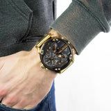  Shop Authentic Diesel Mr Daddy 2.0 Black Dial Gold Stainless Steel Watch For Men - DZ7333 - Luxxuri