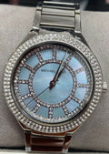  Shop Authentic Michael Kors Kerry Mother of Pearl Dial Silver Stainless Steel Strap Watch for Women - MK3395 - Luxxuri