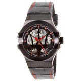  Shop Authentic Maserati Potenza Automatic Black Dial Black Leather Strap Watch For Men - R8821108008 - Luxxuri