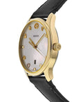  Shop Authentic Gucci G-Timeless Mother of Pearl Dial Black Leather Strap Watch For Women - YA126589 - Luxxuri