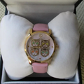  Shop Authentic Gucci G Timeless Quartz Mother of Pearl Dial Pink Leather Strap Watch For Women -  YA1264132 - Luxxuri