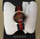  Shop Authentic Gucci G Timless Le Marche Des Merveilles Blue & Red Dial Blue & Red Nylon Strap Unisex Watch  - YA126495 - Luxxuri