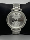  Shop Authentic Fossil Jacqueline Silver Dial Silver Steel Strap Watch for Women - ES3664 - Luxxuri