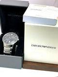  Shop Authentic Emporio Armani Renato Quartz Black Dial Silver Steel Strap Watch For Men - AR11179 - Luxxuri