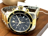  Shop Authentic Movado Series 800 Chronograph Black Dial Two Tone Steel Strap Watch For Men - 2600146 - Luxxuri