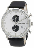  Shop Authentic Emporio Armani Gianni White Dial Black Leather Strap Watch For Men - AR0385 - Luxxuri
