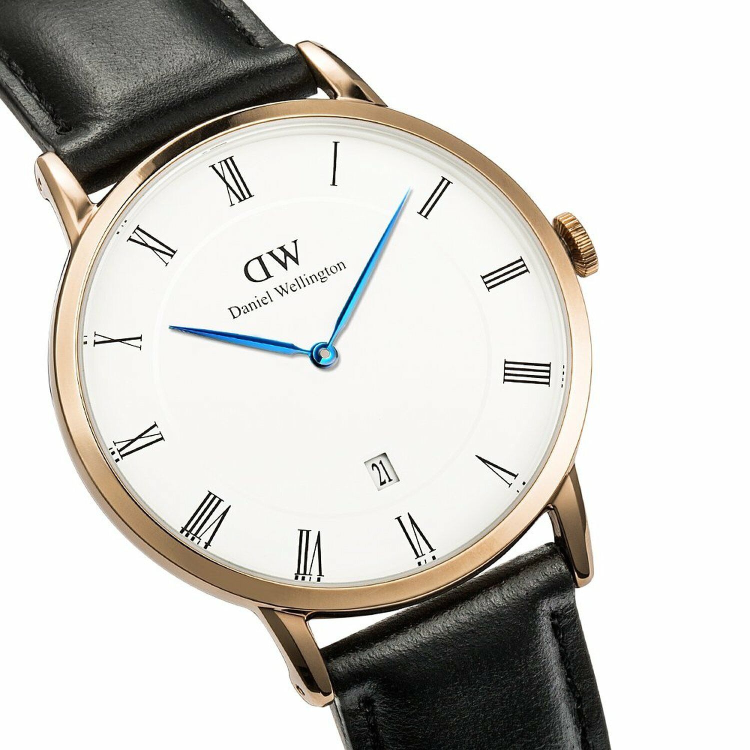  Shop Authentic Daniel Wellington Classic Sheffield White Dial Black Leather Strap Watch For Men - DW00100084 - Luxxuri
