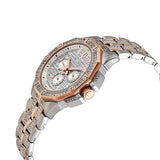  Shop Authentic Bulova Octova Crystal Silver Dial Two Tone Steel Strap Watch for Men - 98C133 - Luxxuri