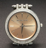  Shop Authentic Michael Kors Darci Orange Dial Silver Stainless Steel Strap Watch for Women - MK3218 - Luxxuri