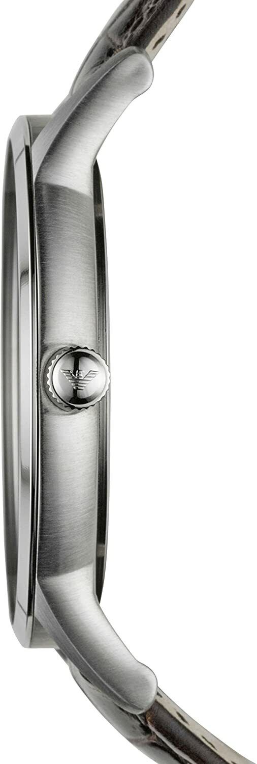  Shop Authentic Emporio Armani Renato Classic Brown Dial Brown Leather Strap Watch For Men - AR2413 - Luxxuri