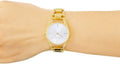  Shop Authentic Calvin Klein Dainty White Dial Gold Steel Strap Watch for Women - K7L23546 - Luxxuri