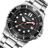 Shop Authentic Citizen Mechanical Black Dial Silver Steel Strap Watch For Men - NJ0120-81E - Luxxuri