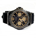  Shop Authentic Guess Starlight Black Dial Black Rubber Strap Watch for Women - W0846L1 - Luxxuri