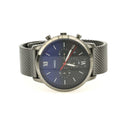  Shop Authentic Fossil Neutra Chronograph Blue Dial Silver Mesh Bracelet Watch for Men - FS5383 - Luxxuri