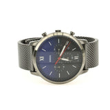  Shop Authentic Fossil Neutra Chronograph Blue Dial Silver Mesh Bracelet Watch for Men - FS5383 - Luxxuri