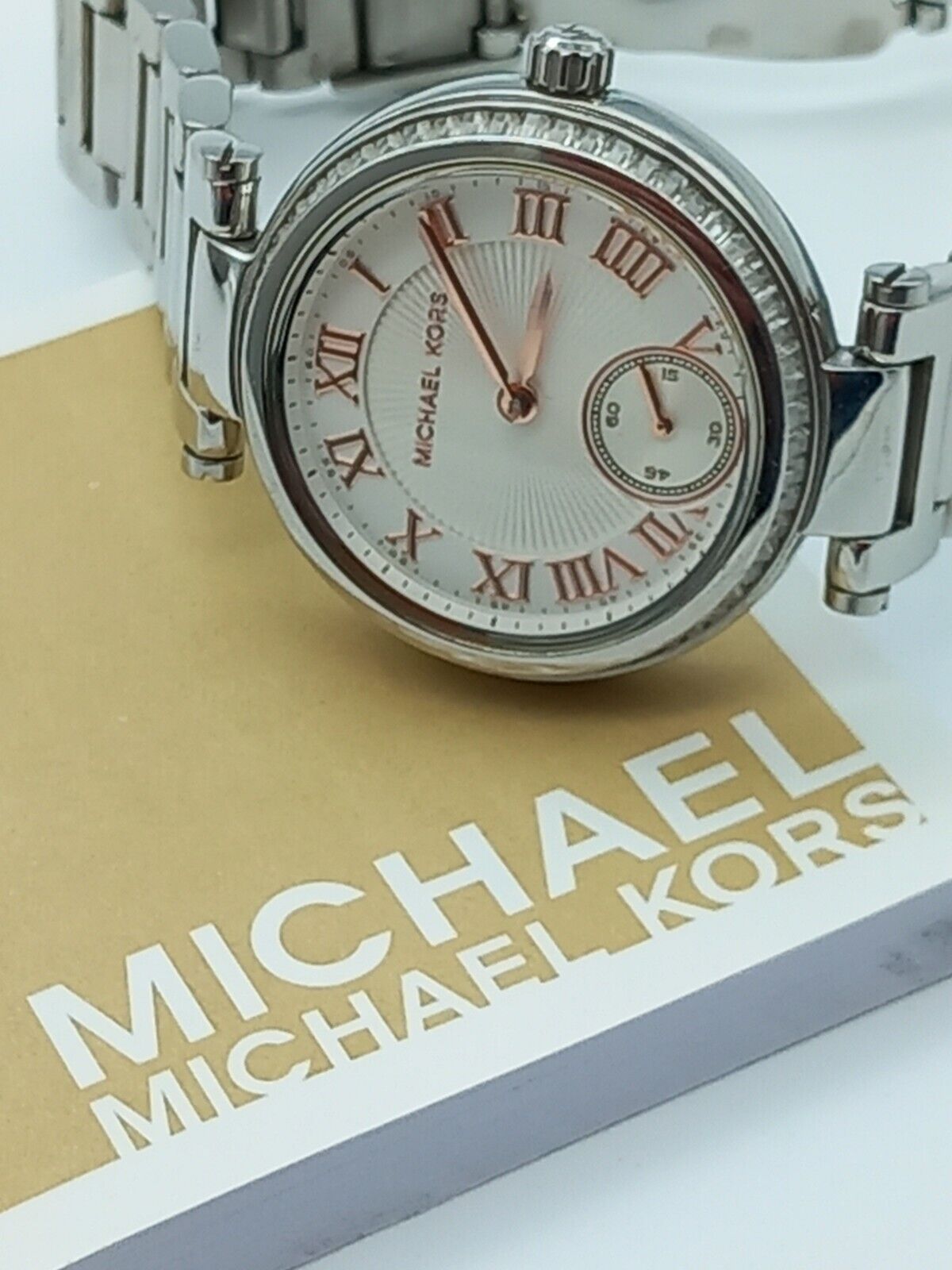  Shop Authentic Michael Kors Skylar Quartz White Dial Silver Steel Strap Watch For Women - MK5970 - Luxxuri