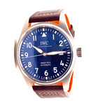  Shop Authentic IWC Pilot's Mark XVIII Le Petit Prince Blue Dial Brown Leather Strap Watch for Men - IW327004 - Luxxuri