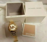  Shop Authentic Michael Kors Slim Runway Gold Dial Gold Steel Strap Watch for Women - MK3477 - Luxxuri