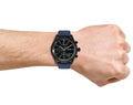  Shop Authentic Hugo Boss Grand Prix Chronograph Black Dial Blue Leather Strap Watch for Men - 1513563 - Luxxuri