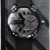  Shop Authentic Diesel Mr Daddy 2.0 Chronograph Grey Dial Black Nylon Strap Watch For Men - DZ7420 - Luxxuri