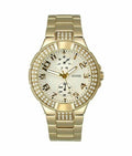  Shop Authentic Guess Mini Prism Diamonds White Dial Gold Steel Strap Watch for Women - W15072L1 - Luxxuri