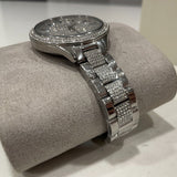  Shop Authentic Michael Kors Runway Crystals Silver Dial Silver Steel Strap Watch for Women - MK3822 - Luxxuri