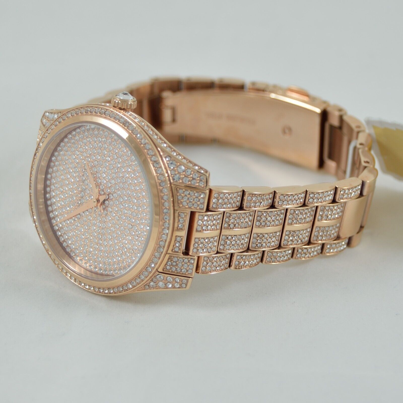  Shop Authentic Michael Kors Lauryn Crystals Rose Gold Dial Rose Gold Steel Strap Watch For Women - MK3931 - Luxxuri
