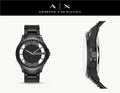  Shop Authentic Armani Exchange Hampton Chronograph Black Dial Black Steel Strap Watch For Men - AX2189 - Luxxuri