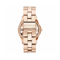 Marc Jacobs Henry Skeleton Rose Gold Dial Rose Gold Steel Strap Watch for Women - MBM3264