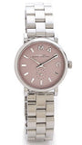  Shop Authentic Marc Jacobs Baker Pink Dial Silver Steel Strap Watch for Women - MBM3283 - Luxxuri