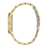  Shop Authentic Guess Viva Diamonds Gold Dial Gold Steel Strap Watch for Women - W0111L2 - Luxxuri