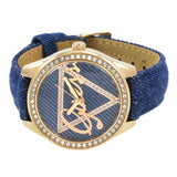 Shop Authentic Guess Little Flirt Quartz Blue Dial Blue Leather Strap Watch For Women - W0456L6 - Luxxuri