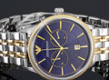  Shop Authentic Emporio Armani Classic Blue Dial Two Tone Steel Strap Watch For Men - AR1847 - Luxxuri