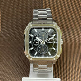  Shop Authentic Fossil Inscription Multifunction Black Dial Silver Steel Strap Watch for Men - BQ2655 - Luxxuri