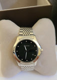  Shop Authentic Gucci G Timeless Diamonds Black Dial Silver Steel Strap Watch For Women - YA126408 - Luxxuri