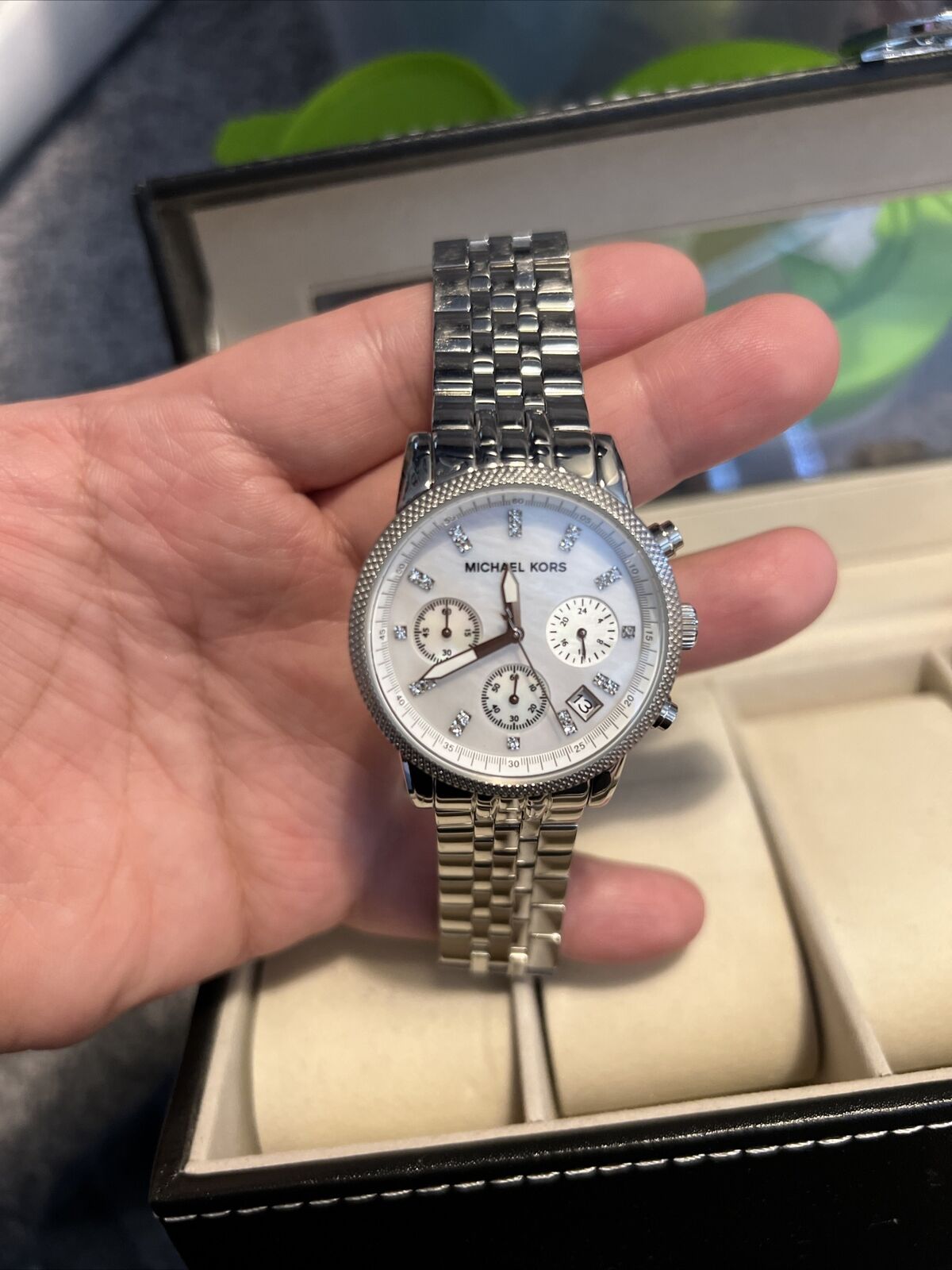  Shop Authentic Michael Kors Ritz White Dial Silver Stainless Steel Strap Watch for Women - MK5020 - Luxxuri