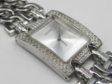  Shop Authentic Guess Mod Heavy Metal Diamonds Silver Dial Silver Steel Strap Watch for Women - W95088L1 - Luxxuri