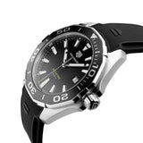  Shop Authentic Tag Heuer Aquaracer Quartz Black Dial Black Rubber Strap Watch for Men -  WAY101A.FT6141 - Luxxuri