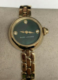  Shop Authentic Marc Jacobs Courtney Mother of Pearl Black Dial Gold Steel Strap Watch for Women - MJ3460 - Luxxuri