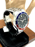  Shop Authentic Movado Series 800 Pepsi Black Dial Silver Steel Strap Watch for Men - 2600152 - Luxxuri