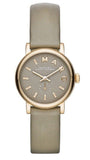  Shop Authentic Marc Jacobs Baker Grey Dial Grey Leather Strap Watch for Women - MBM1318 - Luxxuri