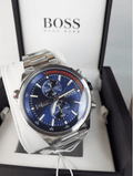  Shop Authentic Hugo Boss Globetrotter Blue Dial Silver Steel Strap Watch for Men - 1513823 - Luxxuri