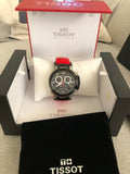  Shop Authentic Tissot T Race Chronograph Black Dial Red Rubber Strap Watch for Men - T048.417.27.057.01 - Luxxuri