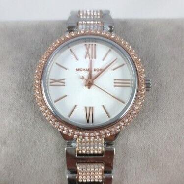  Shop Authentic Michael Kors Taryn Quartz White Dial Two Tone Steel Strap Watch For Women - MK4461 - Luxxuri